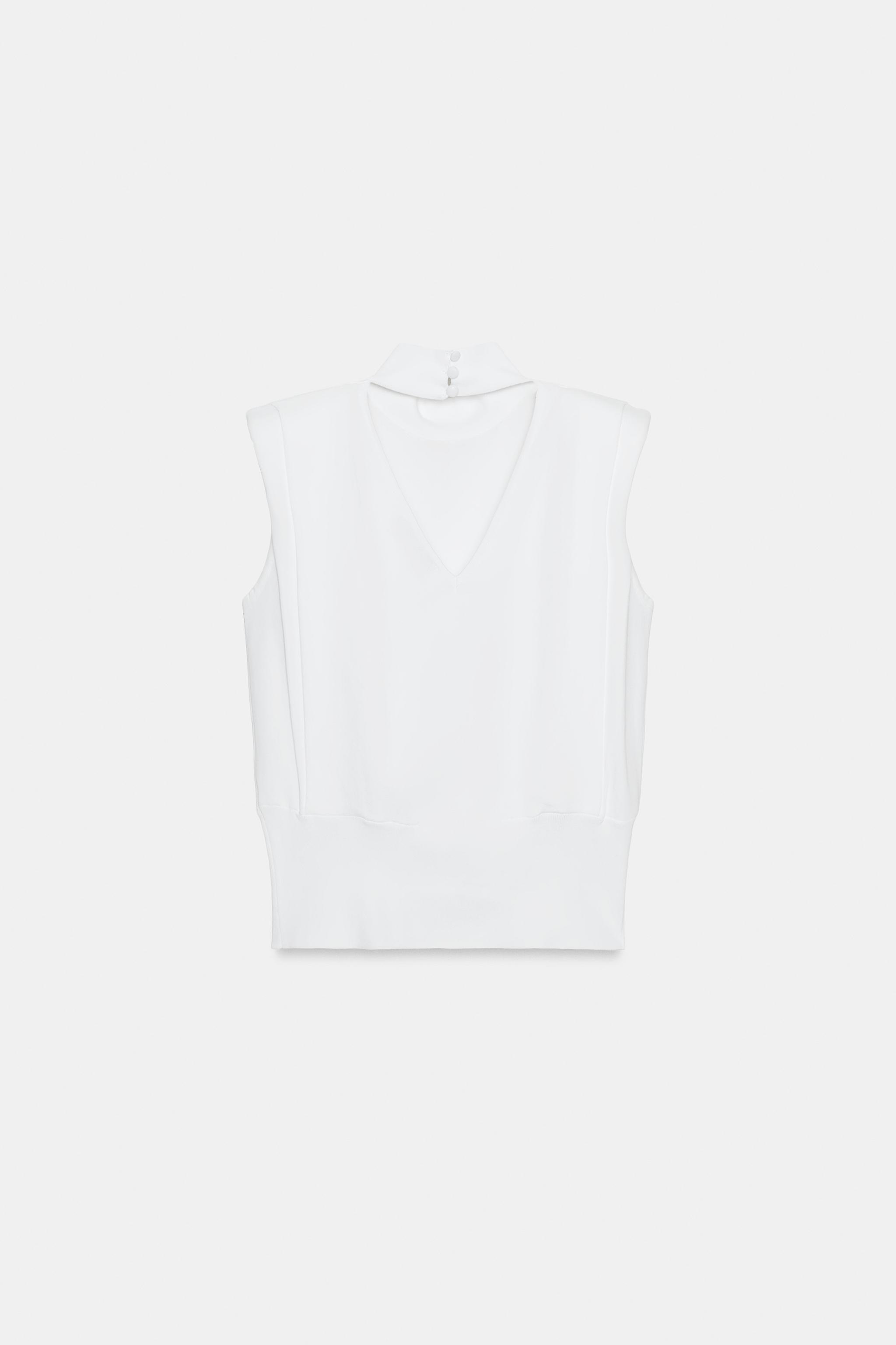 TOP EN MAILLE DOS NU